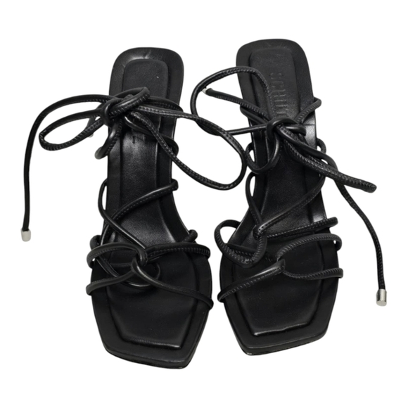 SCHUTZ Women's Toller Strappy High Heel Sandals in Black SZ 8.5 B NEW - Picture 4 of 12